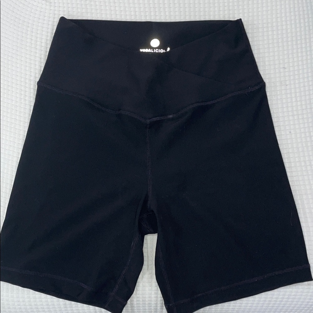 Yogalicious Women's Black Bike Shorts